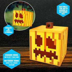 Minecraft - Lampe Citrouille Jack O Lantern 25 cm