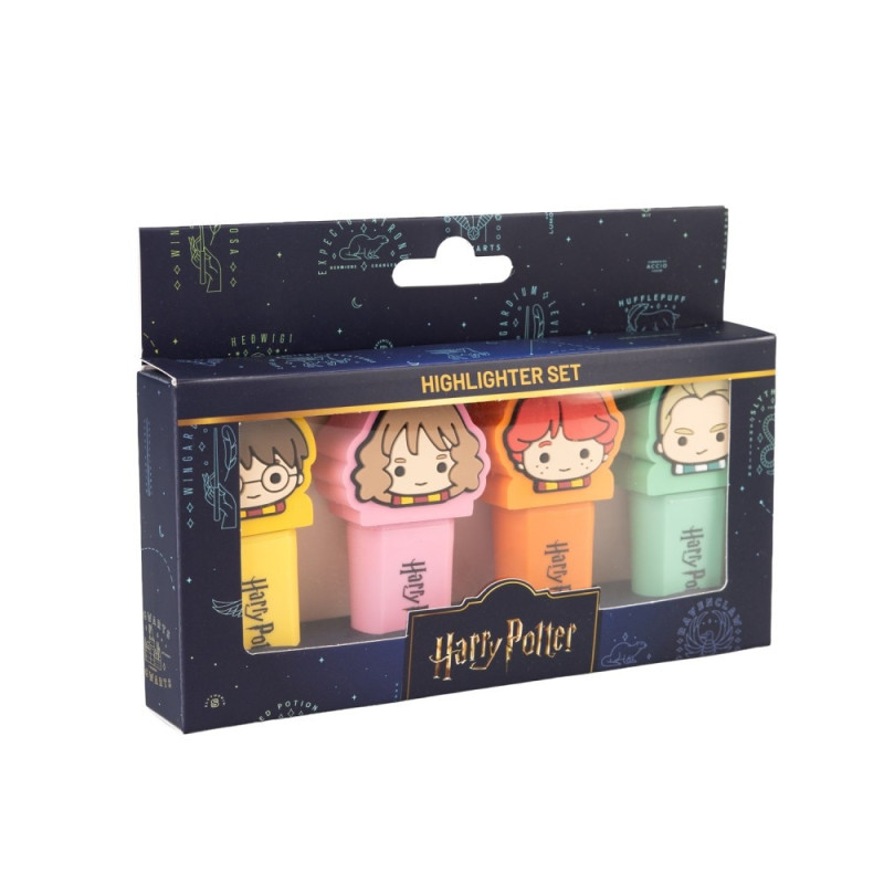 Harry Potter - Set de 4 Surligneurs avec Topper - Erik