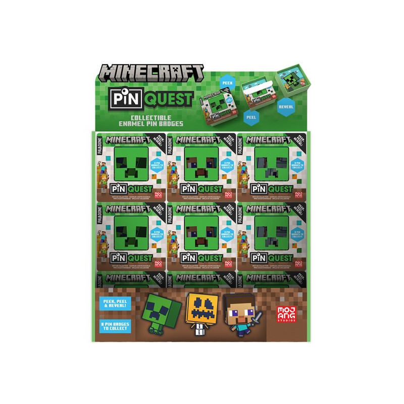 Minecraft - Pins Quest Blind Box 1 EXEMPLAIRE ALEATOIRE