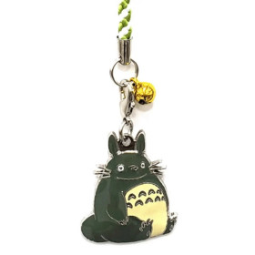 Mon voisin Totoro - Strap métal Totoro Gris assis avec Grelot