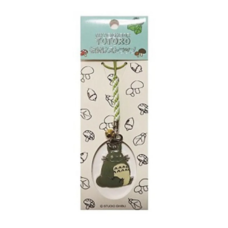 Mon voisin Totoro - Strap métal Totoro Gris assis avec Grelot - Seisen
