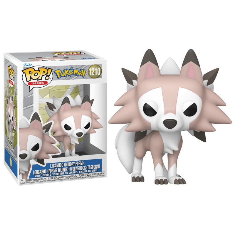 Pokémon - Pop! - Lougaroc (Lycanroc) en Forme Diurne n°1210