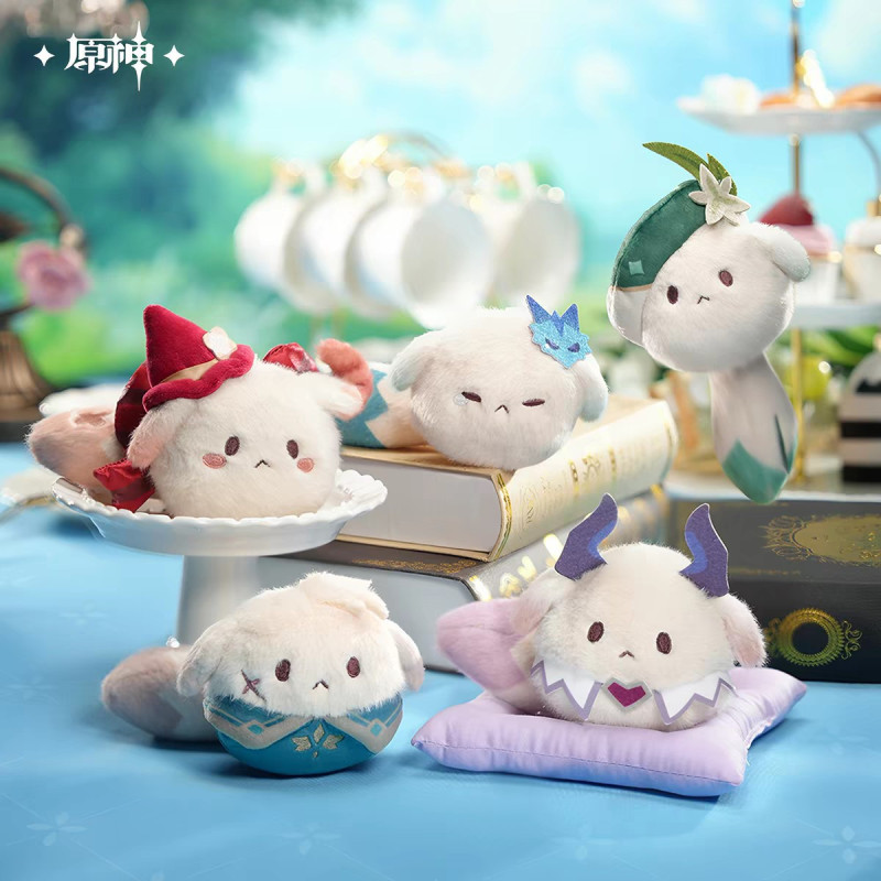 DECEMBRE 2026 : Genshin Impact - Mini Plush Blind Box Tea Party Companion Dodoco 1 EXEMPLAIRE ALEATOIRE