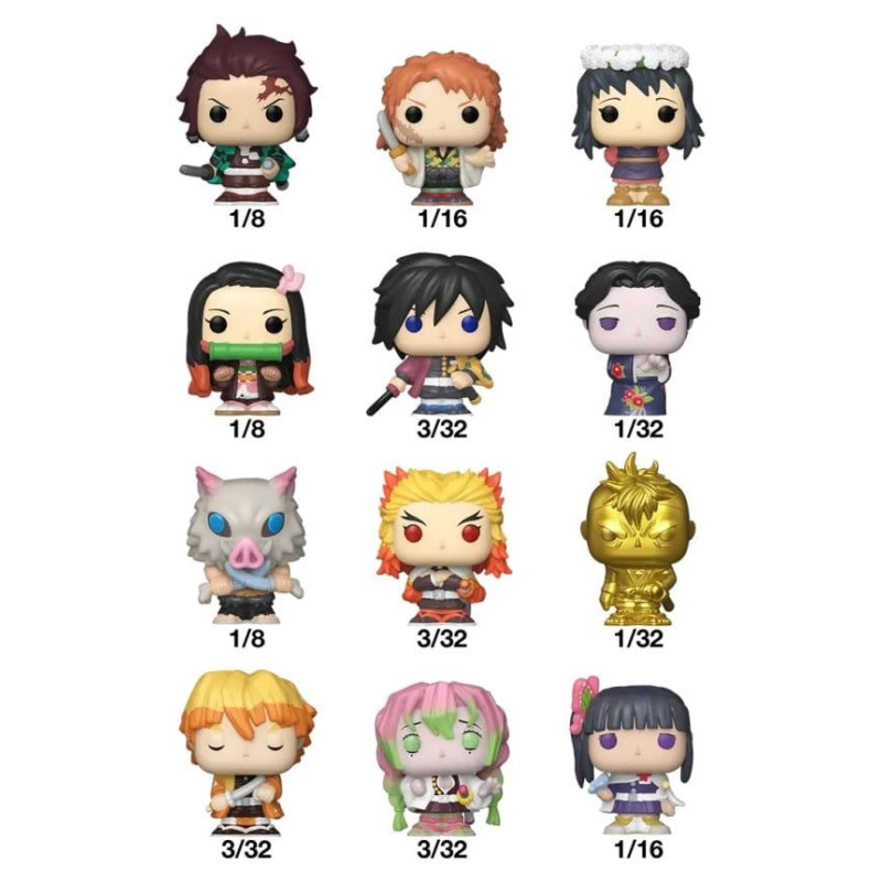 Funko Mystery Bitty Pop! Aléatoire – Demon Slayer (Kimetsu no Yaiba)