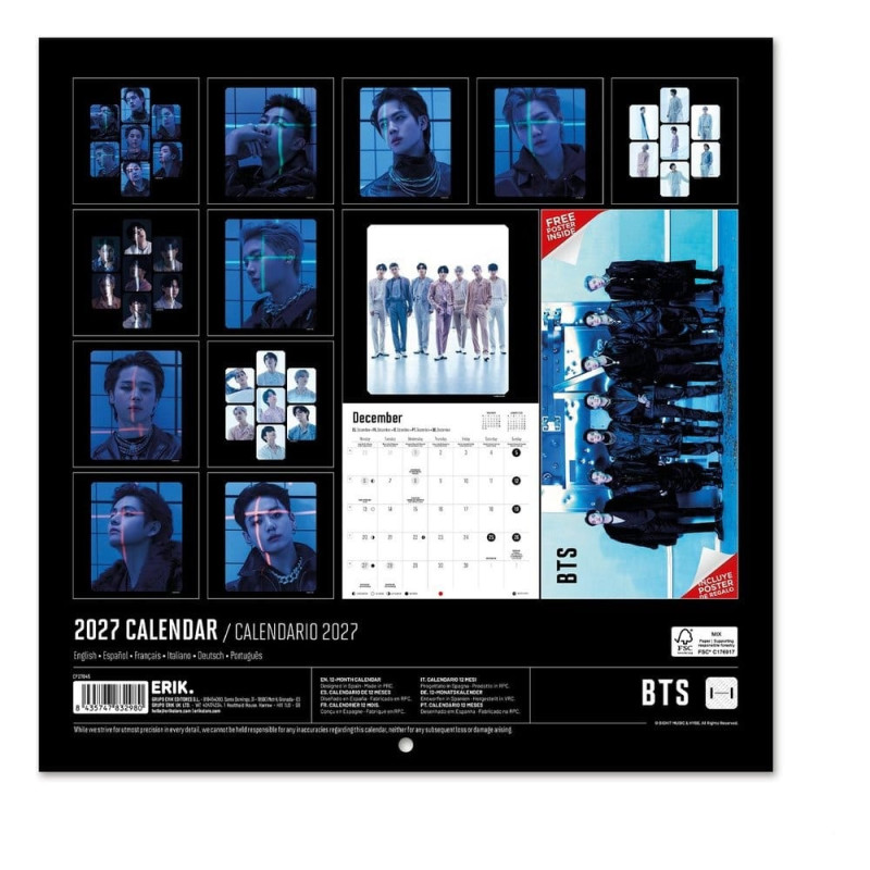 BTS - Calendrier 2027 - Erik