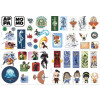 Avatar : The Last Airbender - Set de Stickers Tech Decals