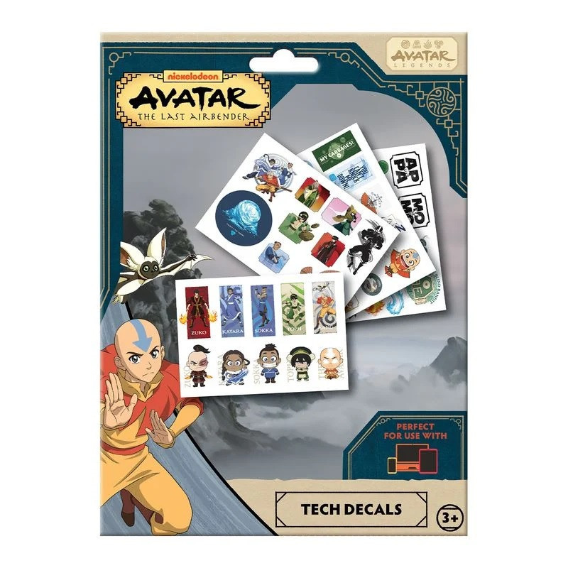 Avatar : The Last Airbender - Set de Stickers Tech Decals – Fanattik