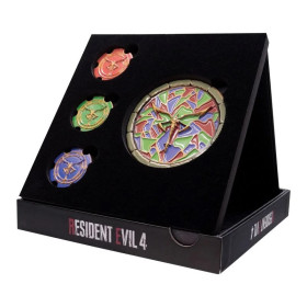 Resident Evil 4 - Set de Médaillons Edition Limitée Church Puzzle