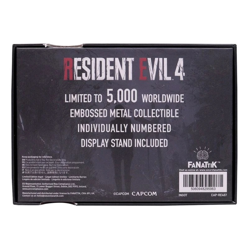 Resident Evil 4 - Réplique Edition Limitée Carte d'accès - Fanattik