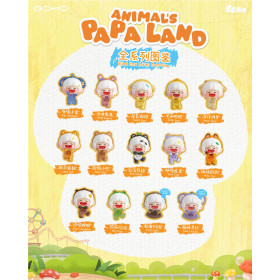 Llan Animal's Papa Land - Mini figurine Llan  1 EXEMPLAIRE ALEATOIRE
