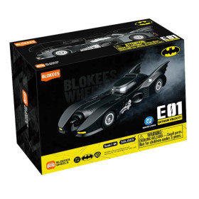 DC Comics - Mini Maquette Blokees Wheels Batman E01   1 EXEMPLAIRE ALEATOIRE