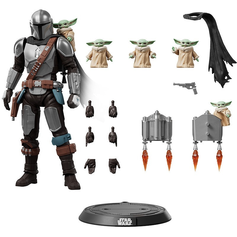 Star Wars - Figurine Champion Class Din Djarin & Grogu – Blokees