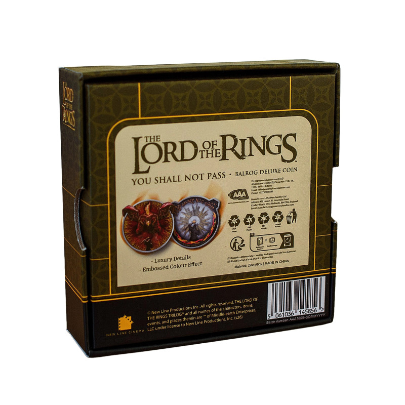Lord of the Rings - Pièce Balrog "You Shall Not Pass" - AAA Merch