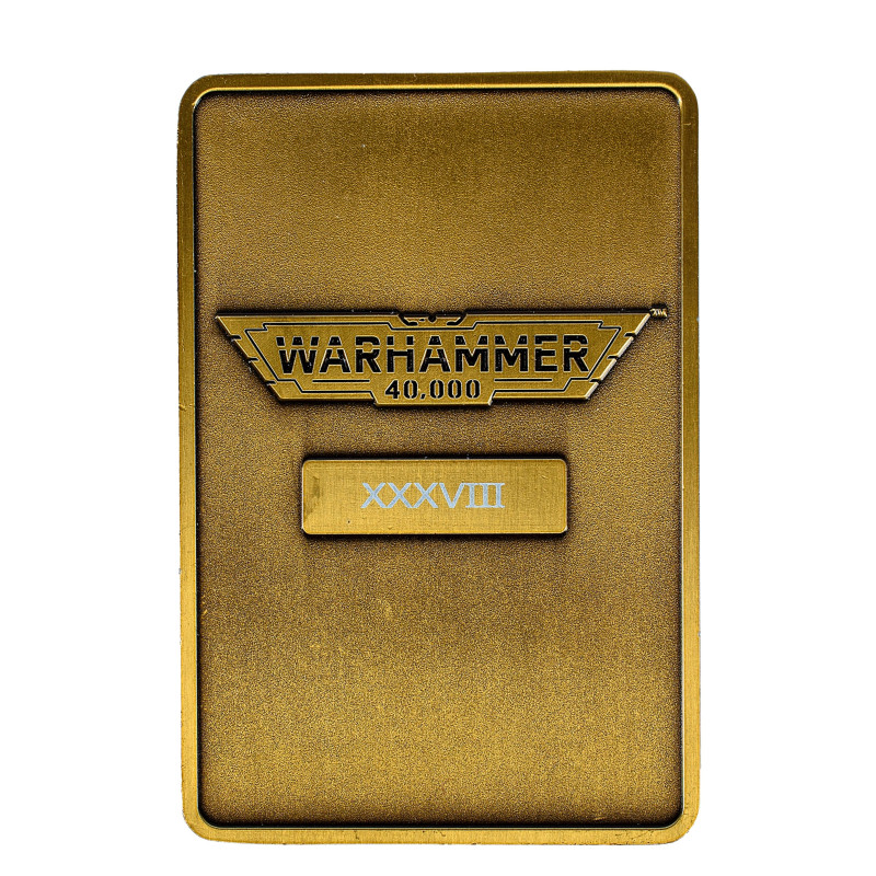 Warhammer 40K - Lingot The Emperor Edition Limitée - AAA Merchandise
