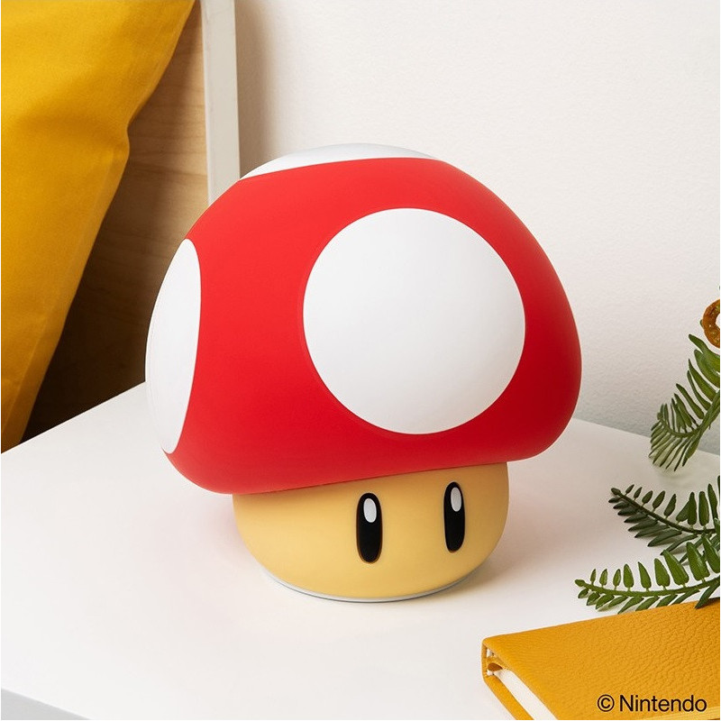 Super Mario - Lampe SquishyGlo silicone rechargeable Champignon