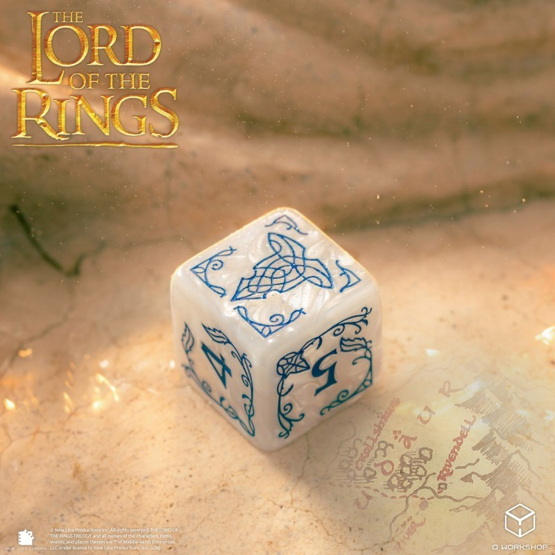 Lord of the Rings - Set de 7 Dés JDR Rivendell (Stone) - Q-Workshop