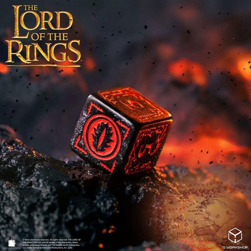 Lord of the Rings - Set de 7 Dés JDR Mordor - Q-Workshop