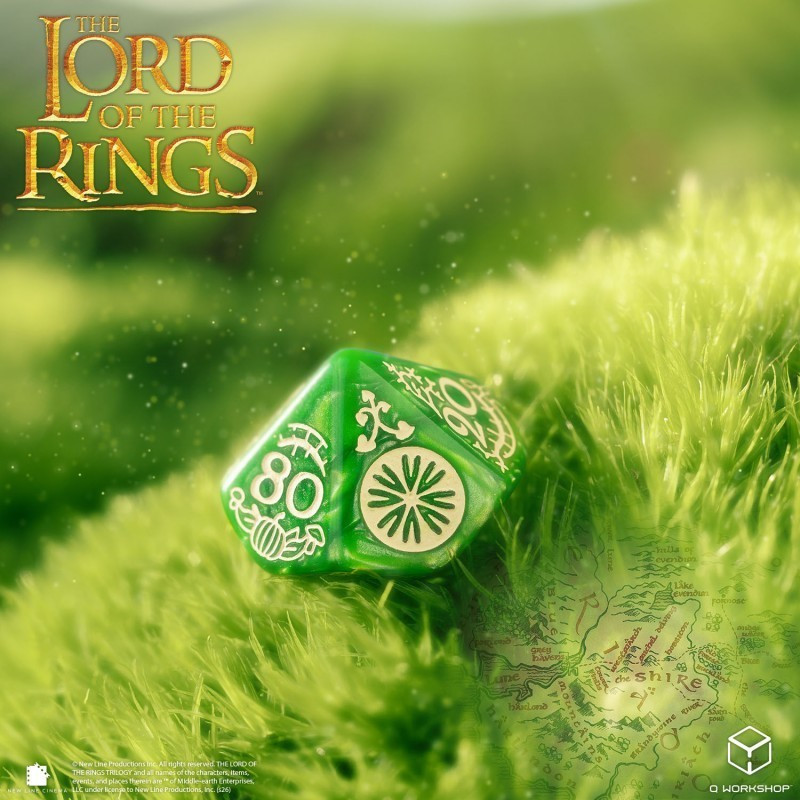 Lord of the Rings - Set de 7 Dés JDR Shire - Q-Workshop