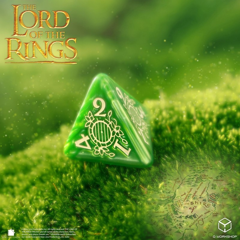 Lord of the Rings - Set de 7 Dés JDR Shire - Q-Workshop