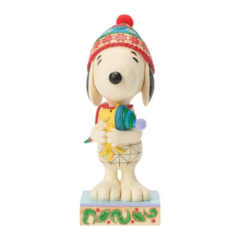 Peanuts - Traditions - Snoopy serrant Woodstock dans ses bras - Enesco