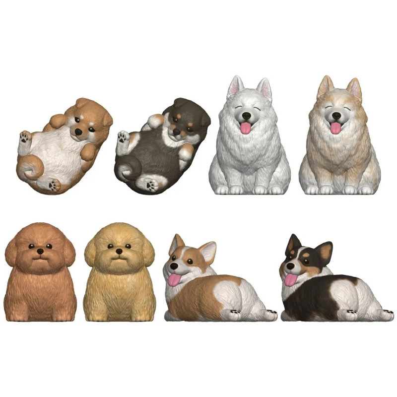 Mocchiri Kororin Dog - Figurine Blind Box 1 EXEMPLAIRE ALEATOIRE