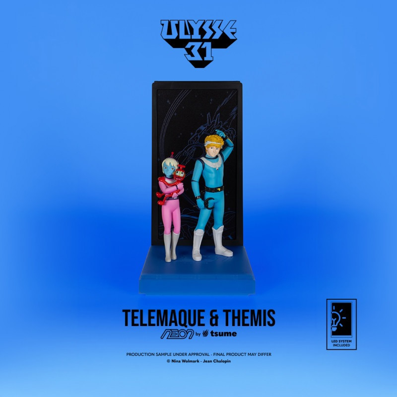 Ulysse 31 - Figurine Neon Tsume Art Télémaque & Thémis - Tsume