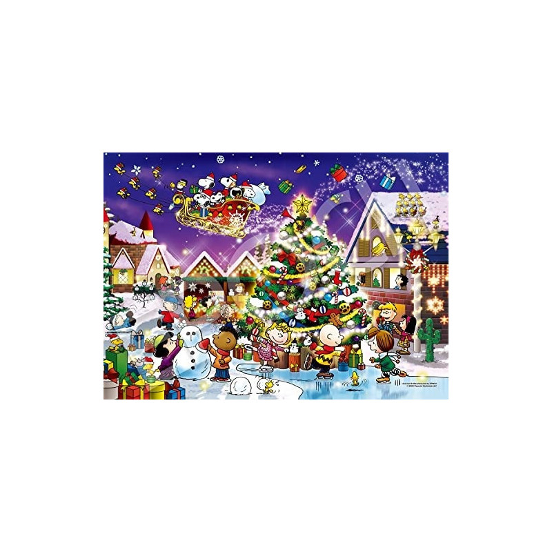 Peanuts - Puzzle 500 pièces Snoopy Happy Christmas