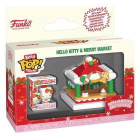 Sanrio - Bitty Pop! Town - Marché de Noel avec Hello Kitty