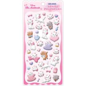 Disney : Les Aritochats - Set d'autocollants Floqués