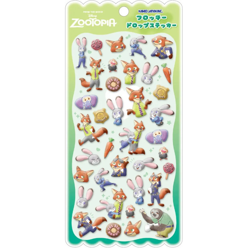 Disney : Zootopie - Set d'autocollants Floqués