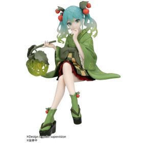 Hatsune Miku - Figurine Noodle Stopper Flower Fairy Winter Cherry Green 15 cm