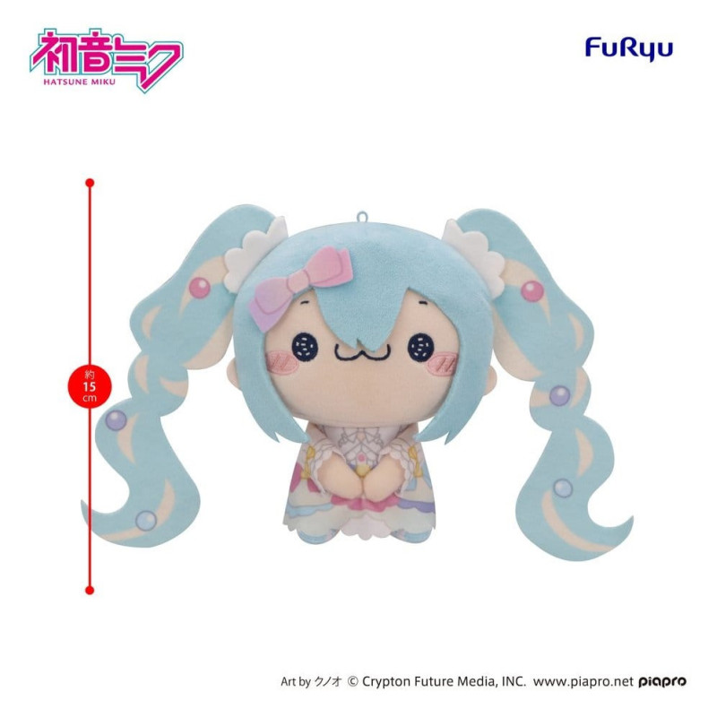 Vocaloid – Peluche Mochipiko Hatsune Miku Sugar Cloud A 15cm - FuRyu