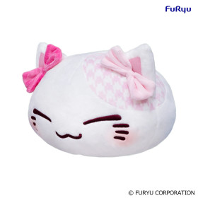 Nemuneko Cat - Peluche Big Plush Ribbon Pink 30 cm