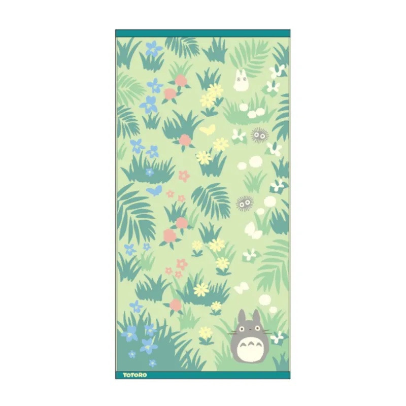 Mon voisin Totoro - Grande Serviette Totoro & Papillon 60 x 120 cm