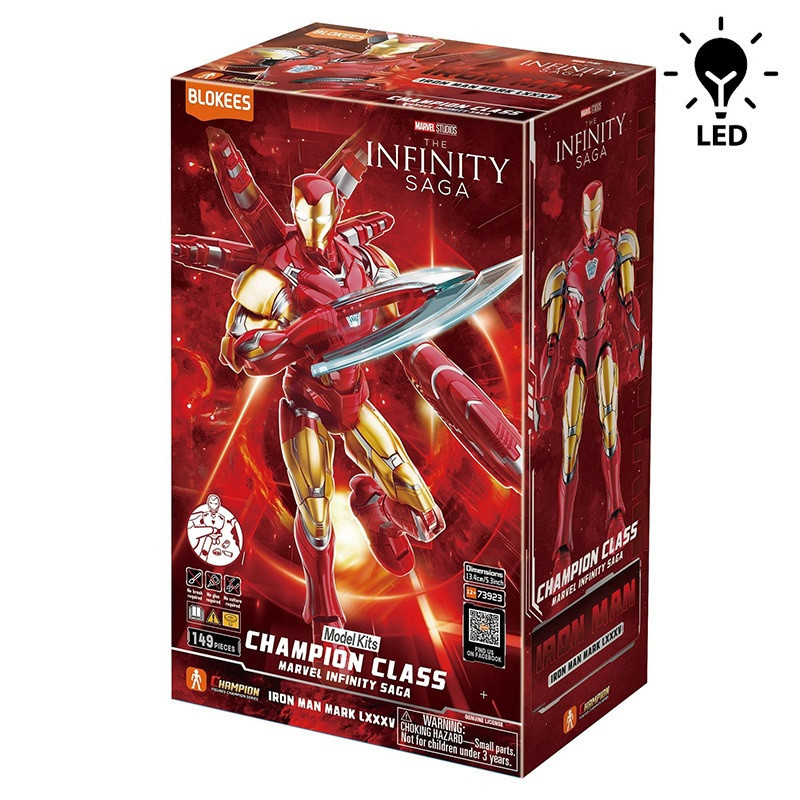 Marvel - Figurine Blokees Champion Class Iron Man Mk85 15 cm