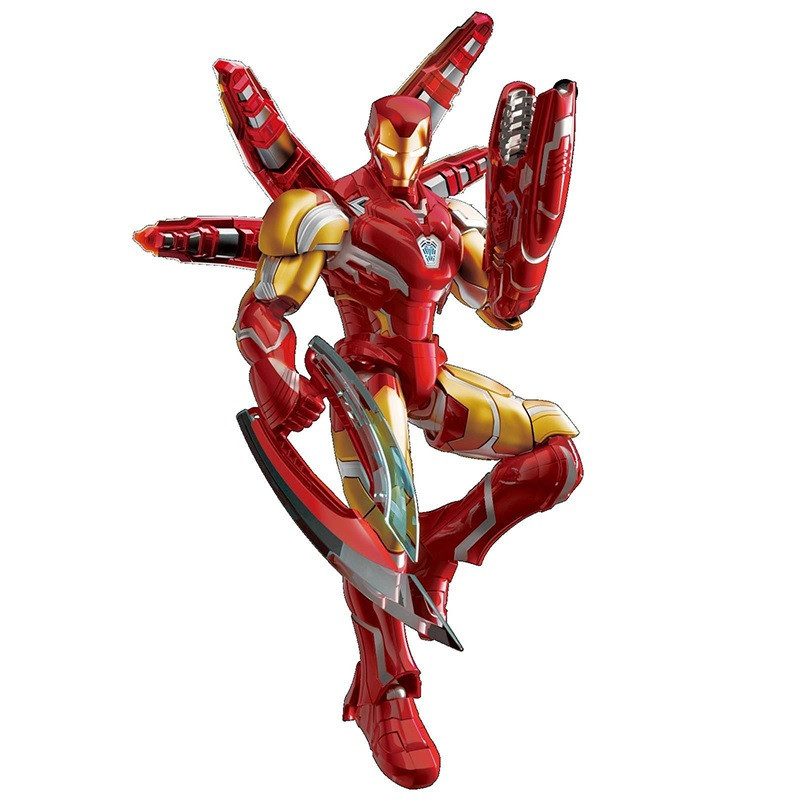 Marvel - Figurine Blokees Champion Iron Man Mk85 – Blokees