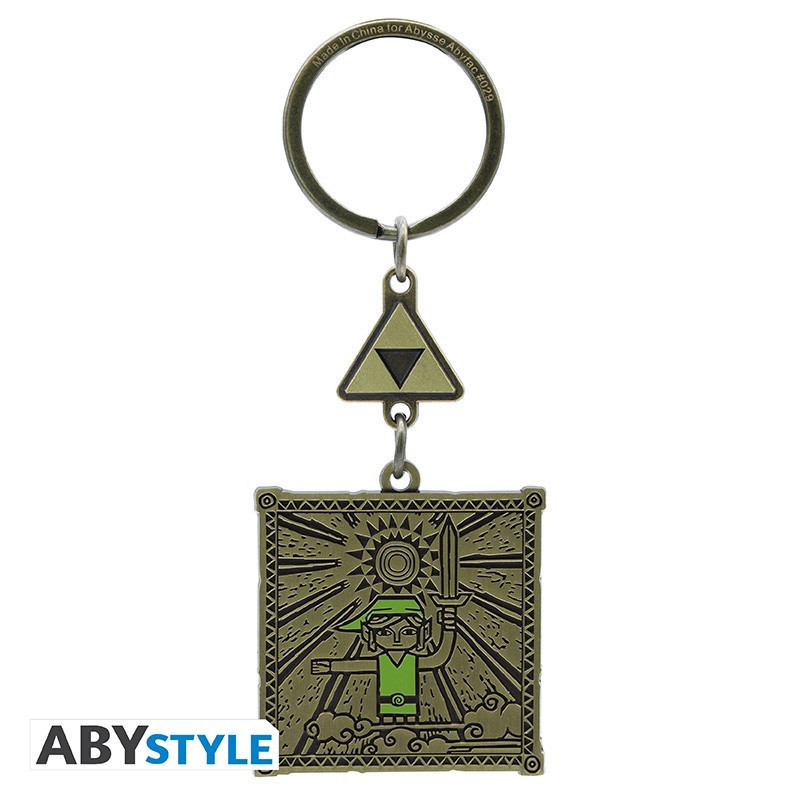 The Legend of Zelda - Porte-clés Link & Triforce