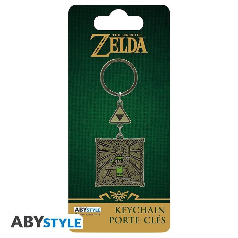 The Legend of Zelda - Porte-clés Link & Triforce – AbyStyle