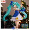 Vocaloid - Figurine High Premium Miku Sapphire Christmas 21 cm - Sega