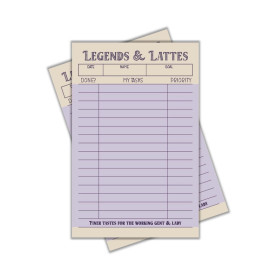 Legends & Lattes - Bloc-Notes To Do List