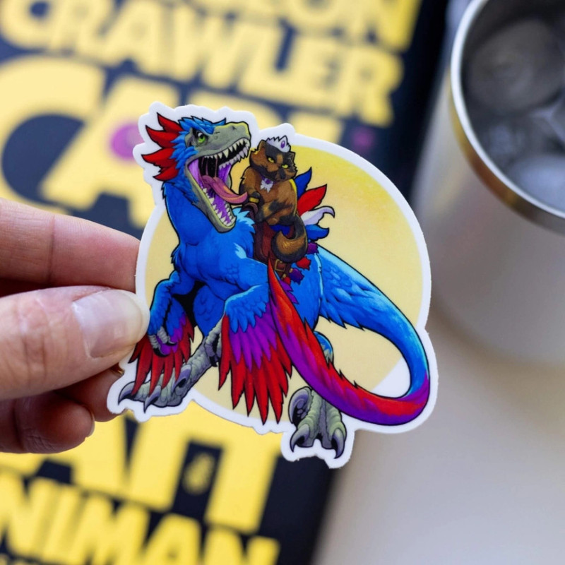 Dungeon Crawler Carl - Sticker Donut & Mongo  - Kingdom of Threads