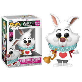 Disney : Alice au Pays des Merveilles - Pop! - Lapin Blanc (White Rabbit with Horn) n°1772