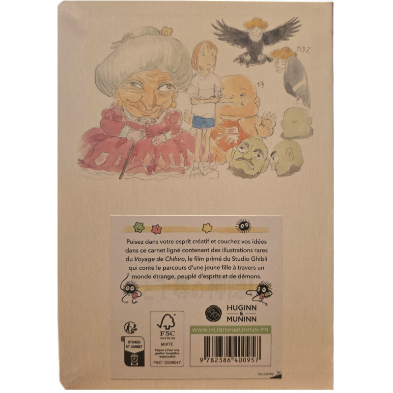 Spirited Away (Chihiro) - Carnet de notes Aburaya - Huginn & Muninn