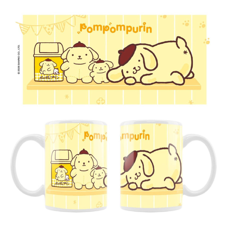 Sanrio - Mug 315 mL Pompompurin Squishy Cute Purin