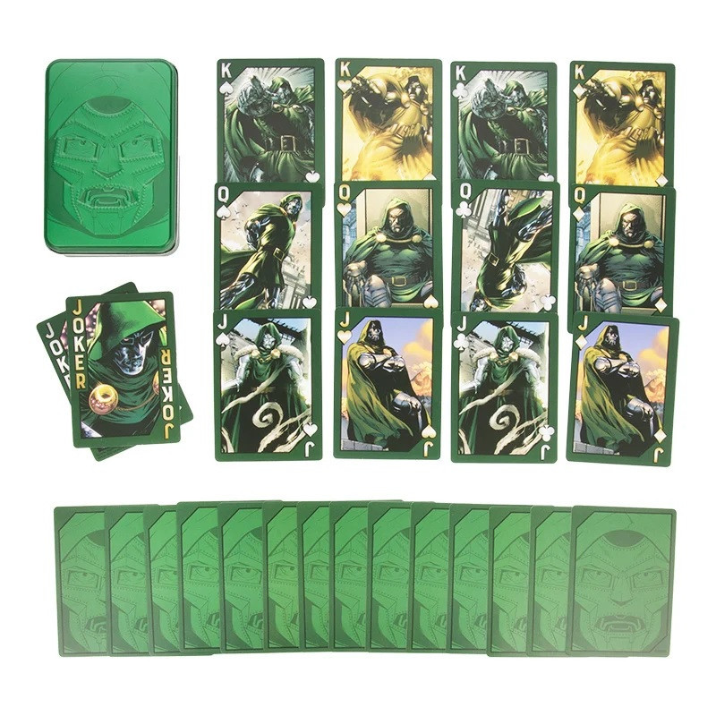 Marvel – Jeu Cartes Boîte Métallique Dr. Doom – Paladone