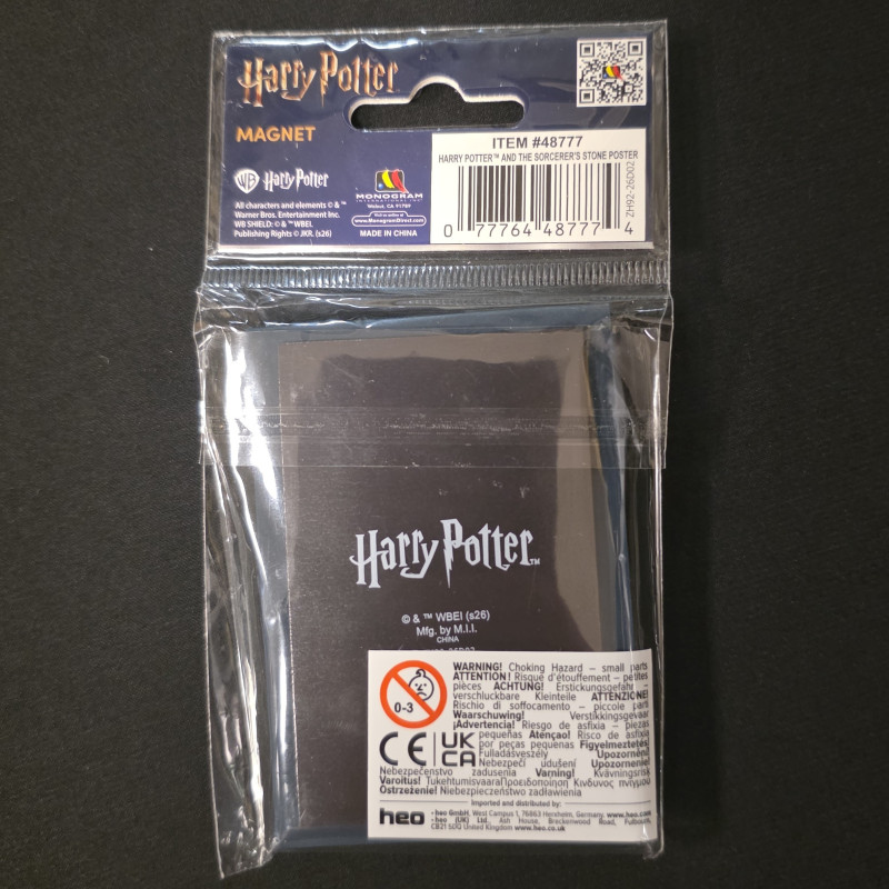 Harry potter - Aimant 3D Harry Potter à l'Ecole des Sorciers -Monogram