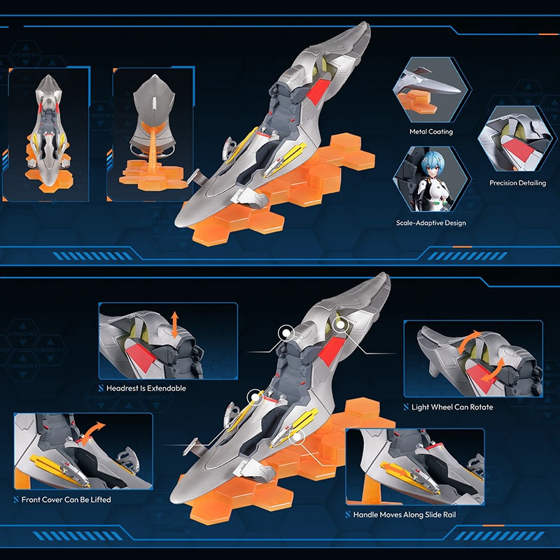 Evangelion – Maquette FFEX01 Rei Ayanami Entry Plug Interior - Blokees