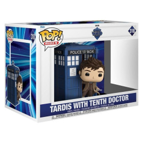 Doctor Who - Pop! Rides Deluxe - Dixième Docteur avec TARDIS n°318
