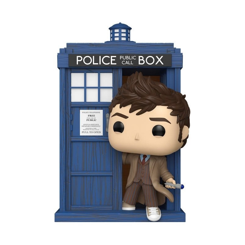 Doctor Who - Pop! Rides Deluxe - Dixième Docteur avec TARDIS – Funko