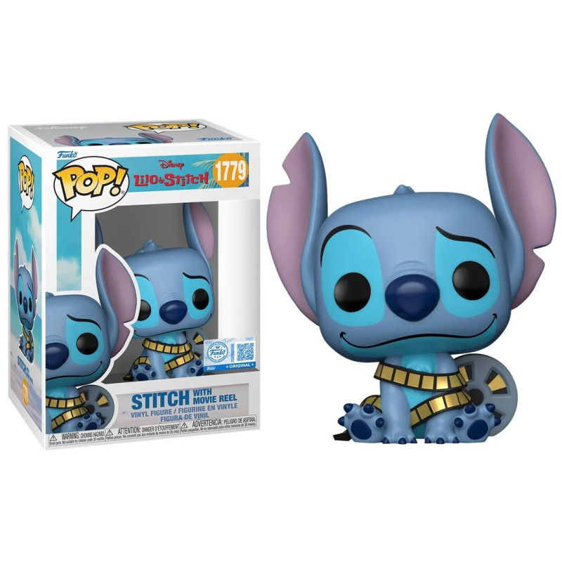 Disney : Lilo & Stitch - Pop! - Stitch avec Bobine de Film n°1779